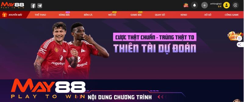 Chương trình khuyến mãi May88 thiên tài dự đoán